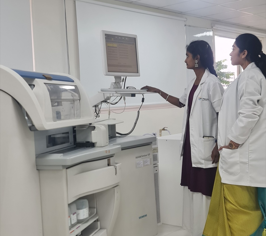 Analytical Equipment in use